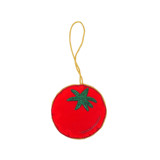 Tomato Embellished Christmas Ornament Ornaments