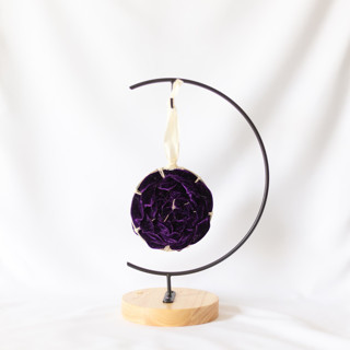 Woven Ornament | Velvet | Royal Purple Ornaments