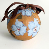Blue Florals Ornaments