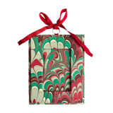 Holiday Picture Frame Ornament in Festive Marble