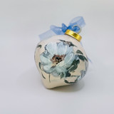 Floral Onion shaped Ceramic ornament Ornaments