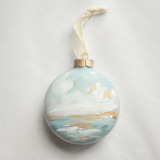 Blue Heavenly Seascape Ornament Ornaments