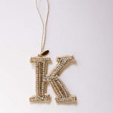Personalized Handmade Letter Ornament - Small K Ornaments