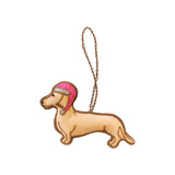 Ginny the Dachshund Embellished Christmas Ornament Ornaments