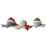 Octopus Ornaments, set of 3 Ornaments