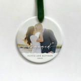 Personalized Engagement Photo Ornament Ornaments