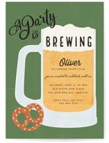 A Party is Brewing Party Invitations