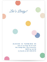 Confetti Party Party Invitations