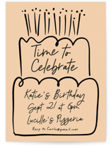 Cake and eat it too Party Invitations