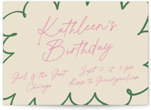 Casual Bloom Party Invitations