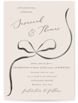 Bow Party Invitations