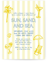 beach icon Party Invitations