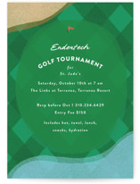 Golf Course Party Invitations