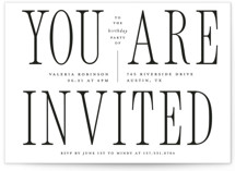 Invited Party Invitations