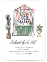 Poolside Cocktails Party Invitations