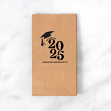 Bold Year Graduate Cap Favor Bag, set of 25 Party Favor Bags