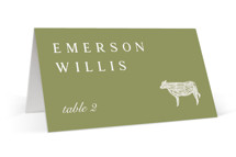 Farm to Table Place Cards - Beef