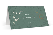 Southern Romance Foil-Pressed Place Cards