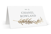 Simple Sprigs Foil-Pressed Place Cards