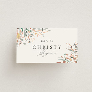 Undone Foil-Pressed Place Cards