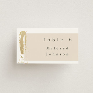 Modern Serene Foil-Pressed Place Cards