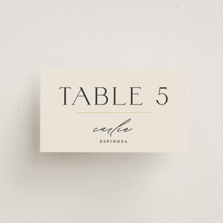 Modernist Monogram Foil-Pressed Place Cards