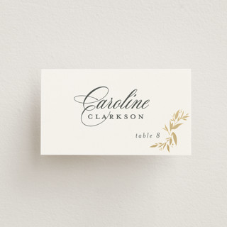 Vining Foil-Pressed Place Cards