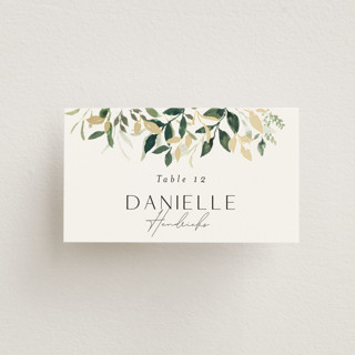 Garden Serenity Foil-Pressed Place Cards