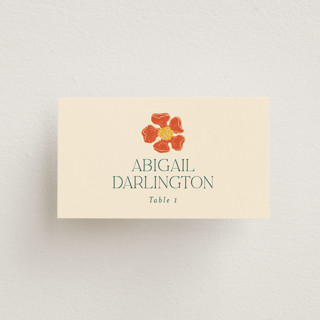Tropical garden Foil-Pressed Place Cards