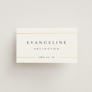 sophisticate Foil-Pressed Place Cards