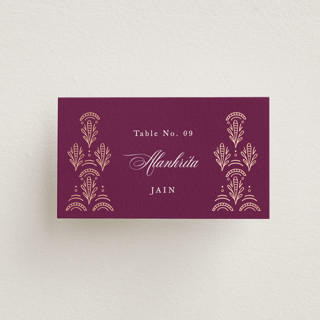 Zardozi Foil-Pressed Place Cards