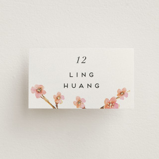 Love Blossom Foil-Pressed Place Cards