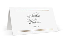 Fineline Foil-Pressed Place Cards