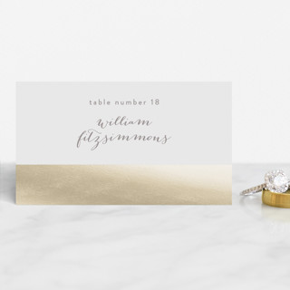 Bold Foil-Pressed Place Cards