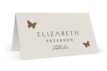 dancing in the garden Foil-Pressed Place Cards