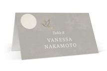 Asahi Foil-Pressed Place Cards
