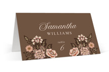 Blooming path Foil-Pressed Place Cards