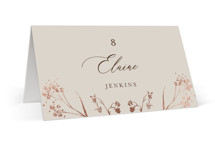 Shining Florals Foil-Pressed Place Cards