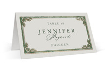 grandeur Foil-Pressed Place Cards