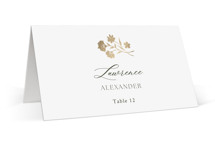 Bright Garden Foil-Pressed Place Cards