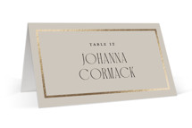 Luxe Lines Foil-Pressed Place Cards
