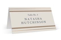 Equestrian Foil-Pressed Place Cards