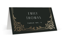 Majesty Foil-Pressed Place Cards