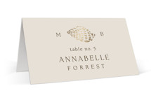 Seaside Foil-Pressed Place Cards