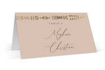 Cultured Element Foil-Pressed Place Cards