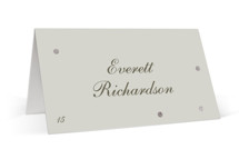 Pearls Foil-Pressed Place Cards