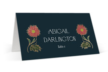 Gilded Tapestry Foil-Pressed Place Cards