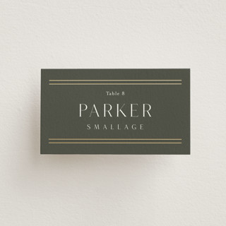 Perfect Pair Foil-Pressed Place Cards