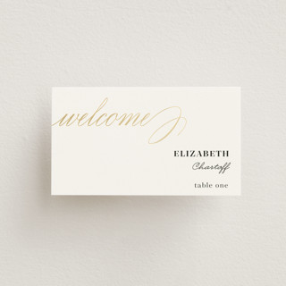 Love Foil-Pressed Place Cards