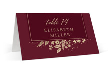 Millefleur Foil-Pressed Place Cards